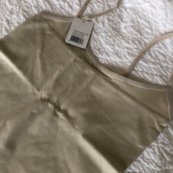 Seamless Cami Bodycon Slip Dress Nude / Beige - Picture 5 of 6
